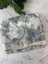 Handworked chiffon Organza saree MCS4534