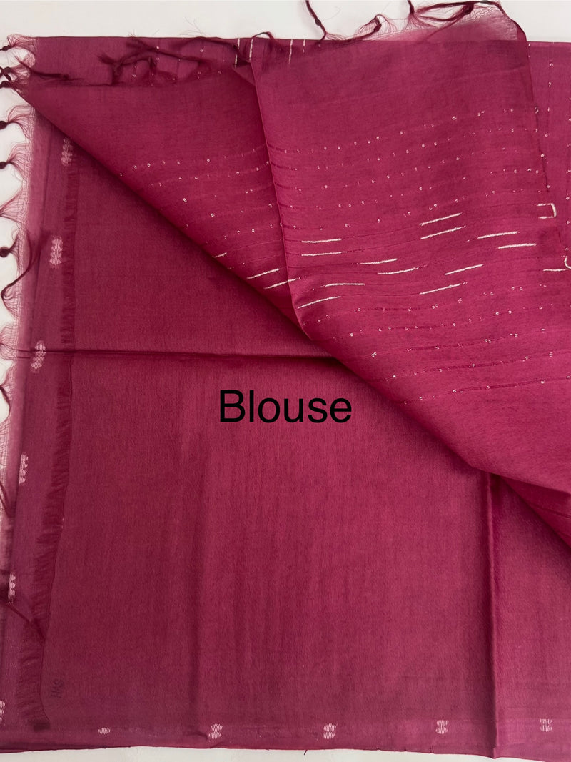 Semi tussar saree MS871