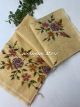 Designer tissue silk saree MTSS4882 CreamyYellow