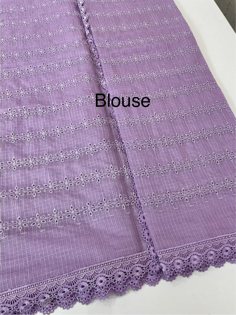 NetKota Hakoba saree with lace border MS6713