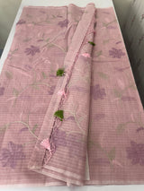 Netkota embriodery saree MS1496 Pink