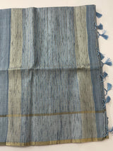 Tussar mix Semi silk saree with thread work MSS8930