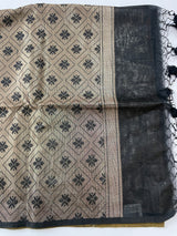 Brocade soft silk saree with blouse MSB789