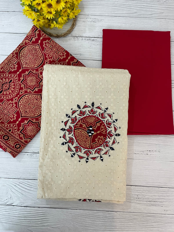 Hakoba unstitched salwar set - 6