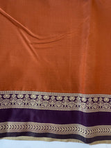 Semi Kanchi pattu saree with broacde blouse MBS7845