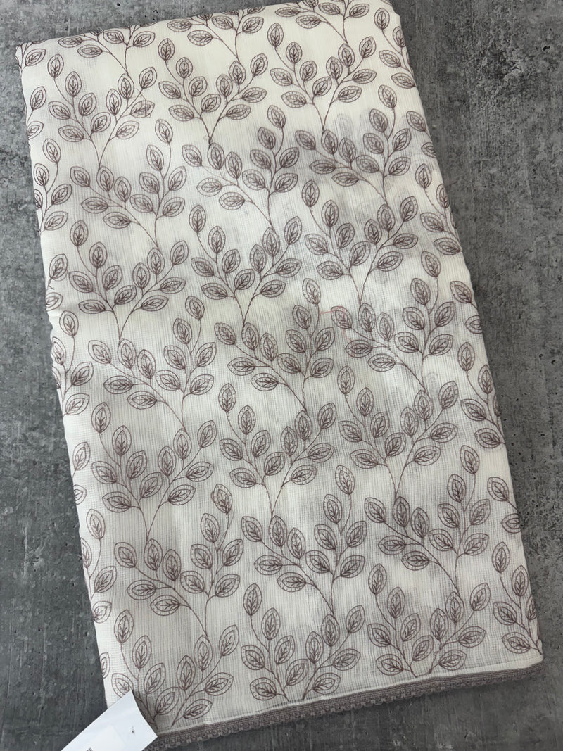 Kota cotton embriodery saree MS1490