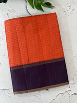 Semi silk saree with zari weaving  MSG6161