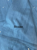 Cutwork Semi tussar saree MTSS680
