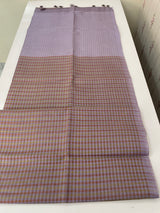Semi silk saree with check weaving MSS8923