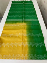 Bhagalpuri Semi tussar saree with contrast pallu and blouse MS899