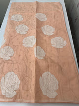 Soft Kota Chanderi saree with applique work MSH223