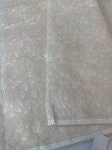 Kota cotton silk embriodery saree MS1455- Pastel Pale Peach
