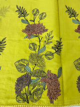 Malai chanderi saree with thread work MSM4567