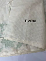 Soft Kota Jute linen saree MS49844