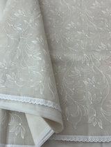Kota embriodery saree MS1455 -PastelBeige