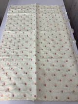 Malai chanderi saree with thread work MSM4569 Offwhite