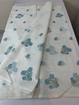 Silky kota embroidery saree MSK654