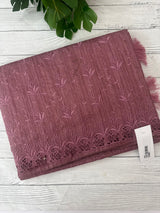 Cutwork Blended Jute - tussar saree MTS9079