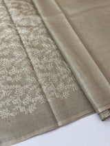 Pure desi tussar silk saree with embroidery - MTSS659