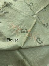 Pure desi tussar silk saree with embroidery- MTSS659
