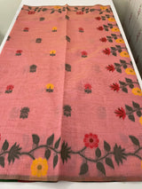 Jamdani silk Cotton Saree with thread work  MSJ787