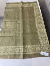 Tissue silk saree with Chikankari embroidery MTTS97(1)