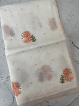 Kota checks saree with embroidery MS7670