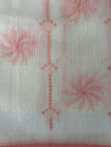 Soft Netkota saree with cross stitch embroidery MSH210