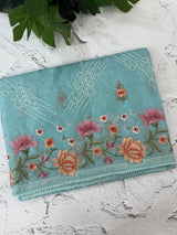 Silky kota embroidery saree MSK4331