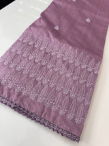 Art silk saree with embroidery SVTS26 DuskyLavender
