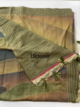 Semi soft tussar saree with Kanta work MSK654