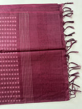 Bamboo tussar silk saree with thread work - MTSS456