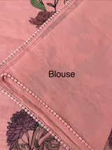 Malai chanderi saree with thread work MSM4567