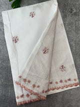 Kota cotton embriodery saree MS5645