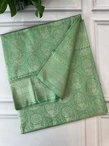 Premium Pastel soft silk Saree - MKP982 MintGreen