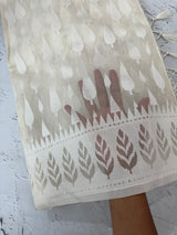 Fancy Net saree with thread work MSH271 - Ivory 2