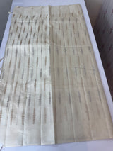 Blended tussar saree with embriodery - MS8665 Cream