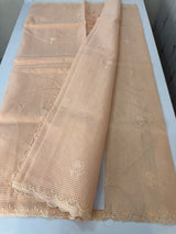 Moonga Kota checks saree with applique work MMC457