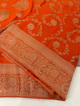 Semi Banarasi Georgette saree MKGS721