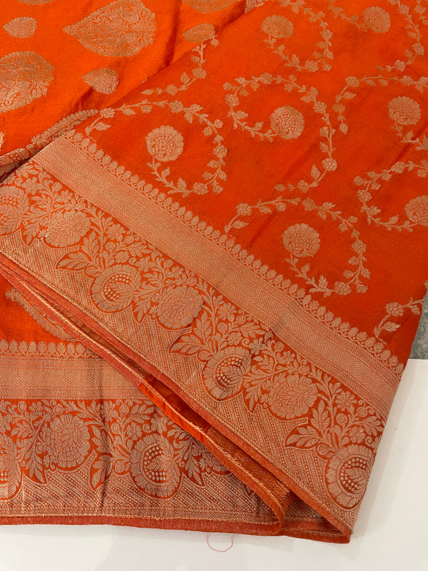 Semi Banarasi Georgette saree MKGS721