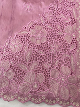 Cutwork Semi tussar saree MTSS674