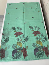 Malai chanderi saree with thread work MSM4567
