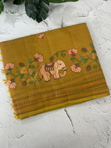 Cotton silk Saree with embroidery MSJ7666