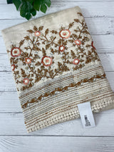 Kanta Handstitched Blended tussar silk saree MS90543