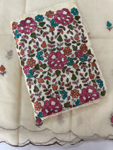 Unstitched Phulkari Netkota Salwar Set - MUS105