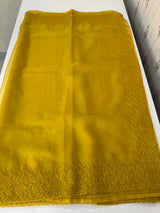 Soft Organza saree with embroidery borders - MSH299