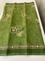 Tissue linen saree MLS345