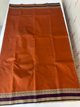 Semi Kanchi pattu saree with broacde blouse MBS7845