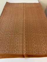 Bhagalpuri Semi tussar saree MS871- HoneyOrange