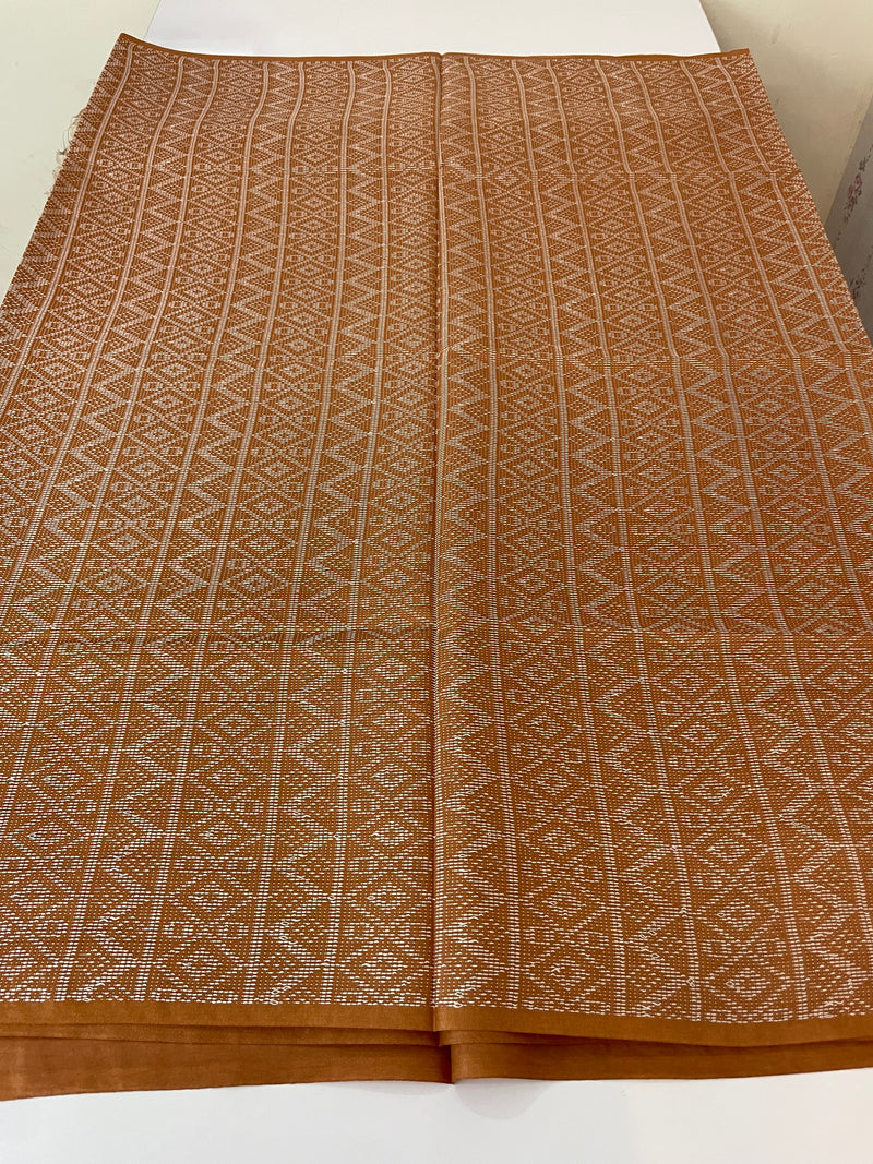 Bhagalpuri Semi tussar saree MS871- HoneyOrange